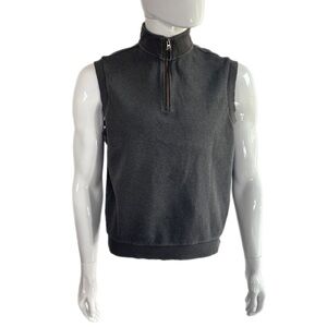 Rocktree & Yorke Silky Finish Collection 1/4 Zip Men’s Sleeveless Sweater